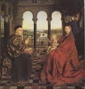 The Virgin of Chancellor Rolin (mk05) Jan Van Eyck